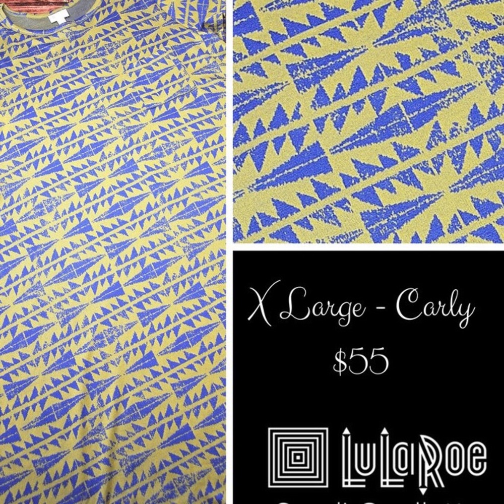 LuLaRoe Carly Swing Dress  - X Large